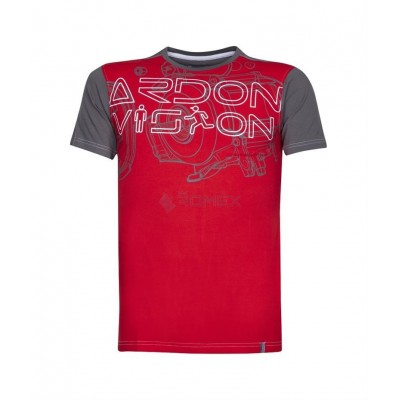 Koszulka Robocza T-shirt Roboczy Ardon Vision czerwony