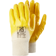 Rękawice nitrylowe żółte RS citrin
